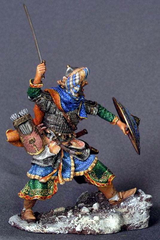 Figures: Saracen warrior, XI-XIV AD, photo #5