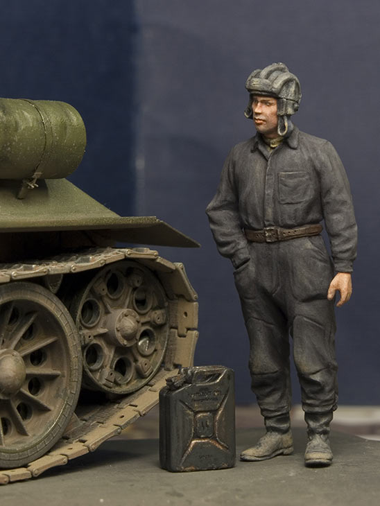 Figures: Soviet tank crewman, photo #1