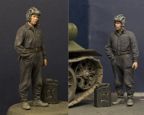 Figures: Soviet tank crewman