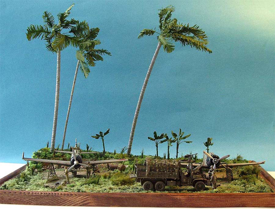 Dioramas and Vignettes: Trophy team. Rabaul, 1944, photo #2
