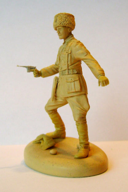 Sculpture: Kappel's Army officer, Civil war in Russia, 1921, photo #2