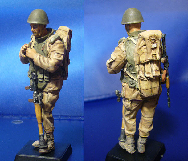 Figures: Modern Russian army soldier