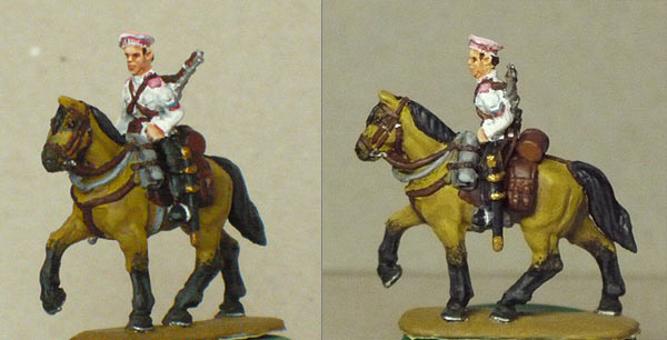 Figures: White Army cavalrymen, 1919, photo #5