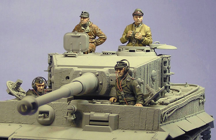 Figures: German tank crew, photo #1