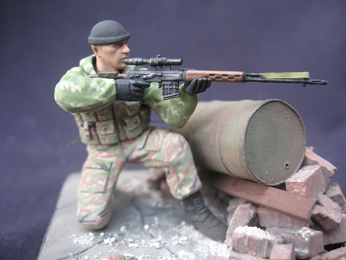 Figures: Sniper, Moscow OMON special forces, photo #1