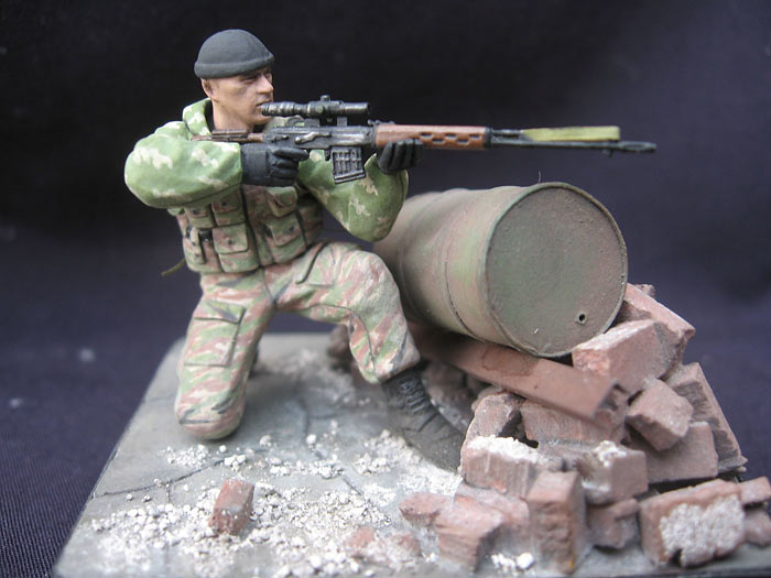 Figures: Sniper, Moscow OMON special forces, photo #6
