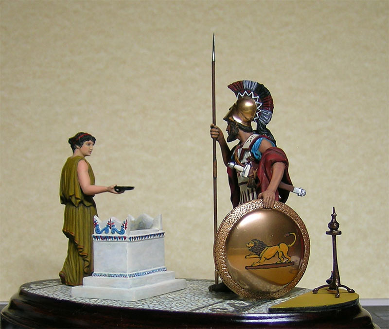 Dioramas and Vignettes: Warrior's send-off, photo #1