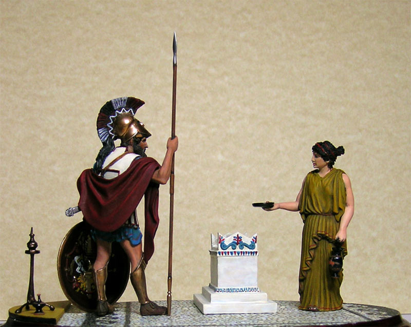 Dioramas and Vignettes: Warrior's send-off, photo #2