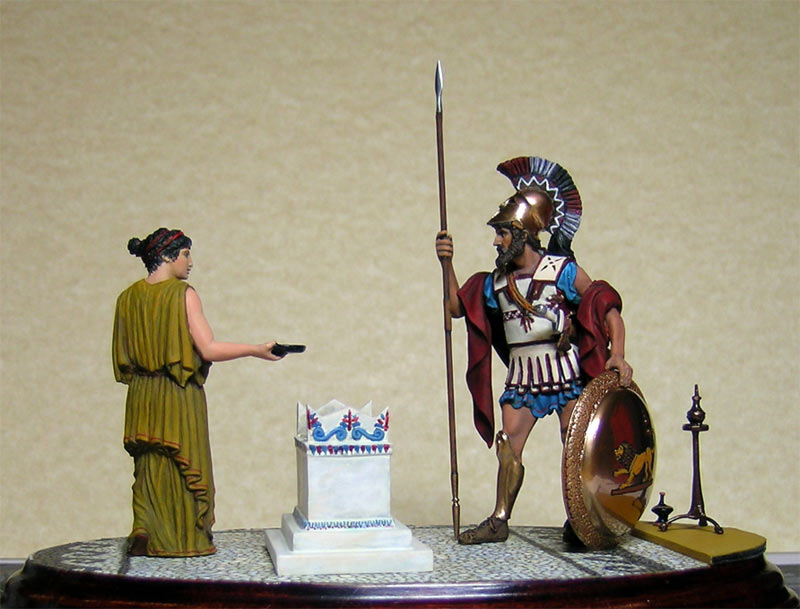 Dioramas and Vignettes: Warrior's send-off, photo #5