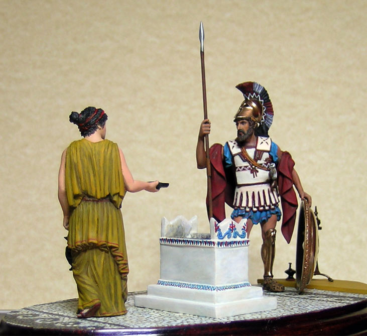 Dioramas and Vignettes: Warrior's send-off, photo #6