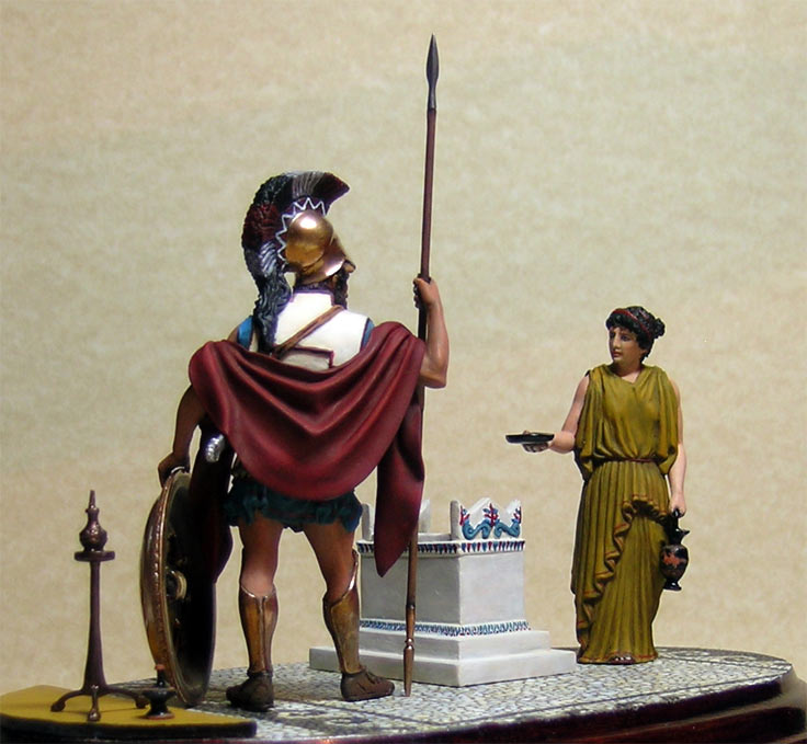 Dioramas and Vignettes: Warrior's send-off, photo #7