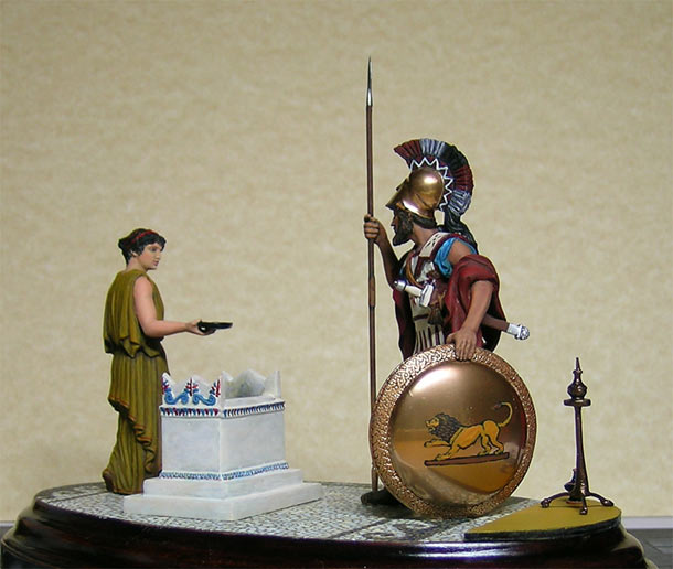 Dioramas and Vignettes: Warrior's send-off