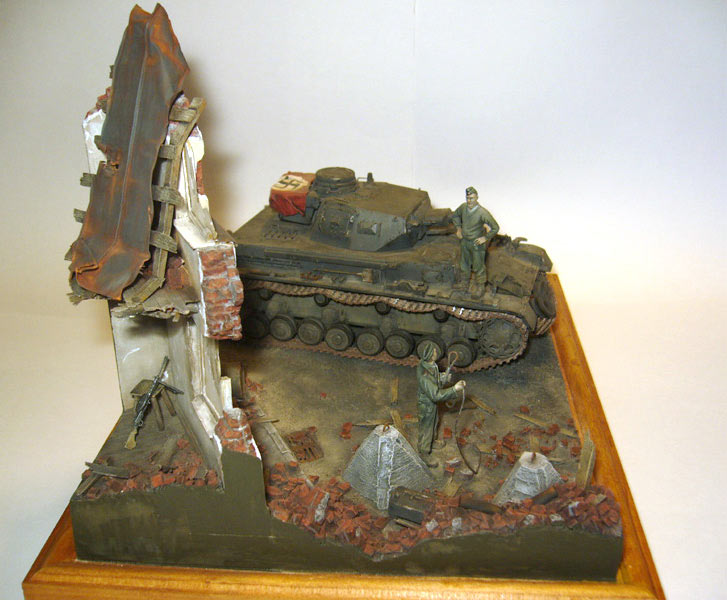 Dioramas and Vignettes: German tankers on Eastern front, photo #1