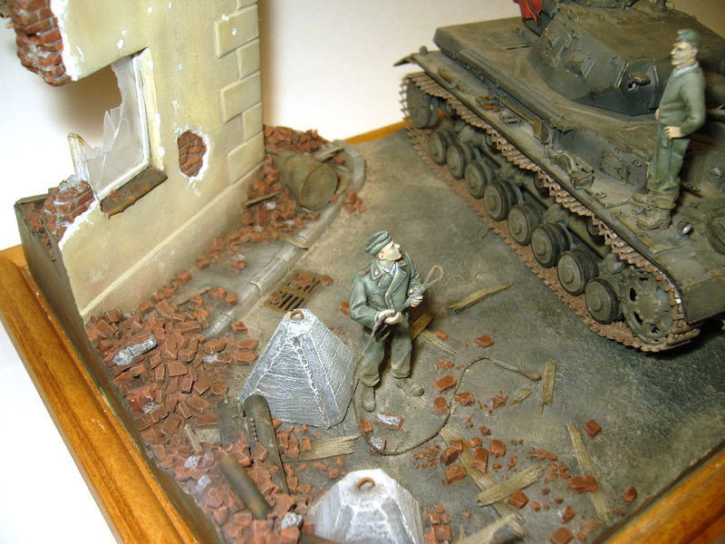 Dioramas and Vignettes: German tankers on Eastern front, photo #2