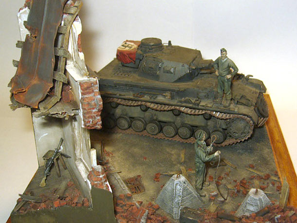 Dioramas and Vignettes: German tankers on Eastern front