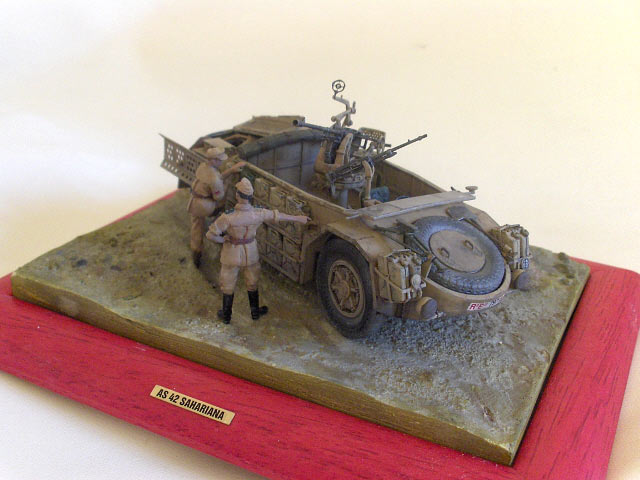 Диорамы и виньетки: AS-42 Sahariana, Северная Африка, 1943, фото #3