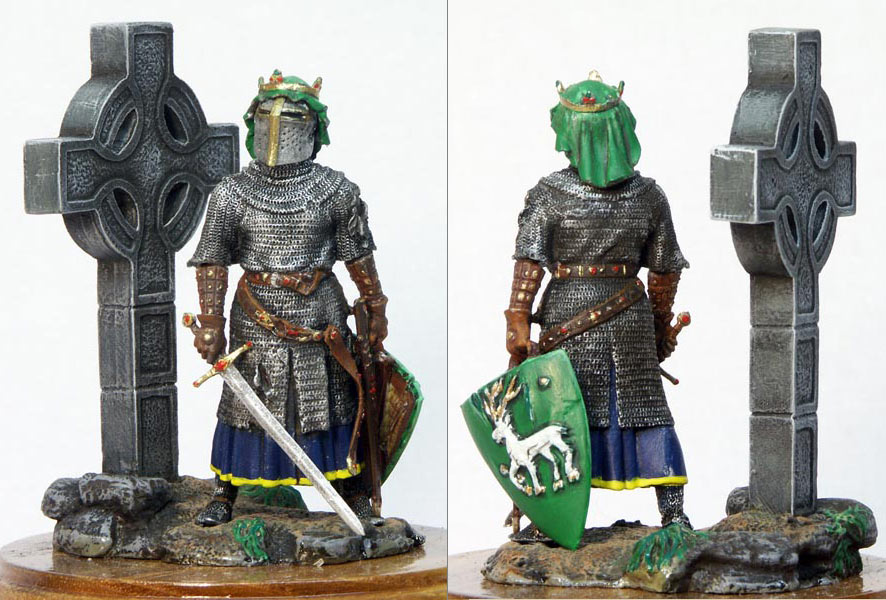 Figures: Irish knight, 14AD