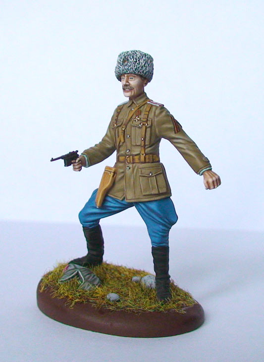 Figures: White army officer, Russian civil war, photo #1