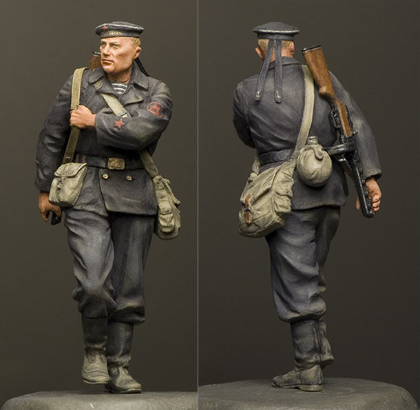 Figures: Soviet naval infantryman