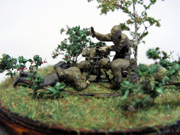 Dioramas and Vignettes: German mortar crew