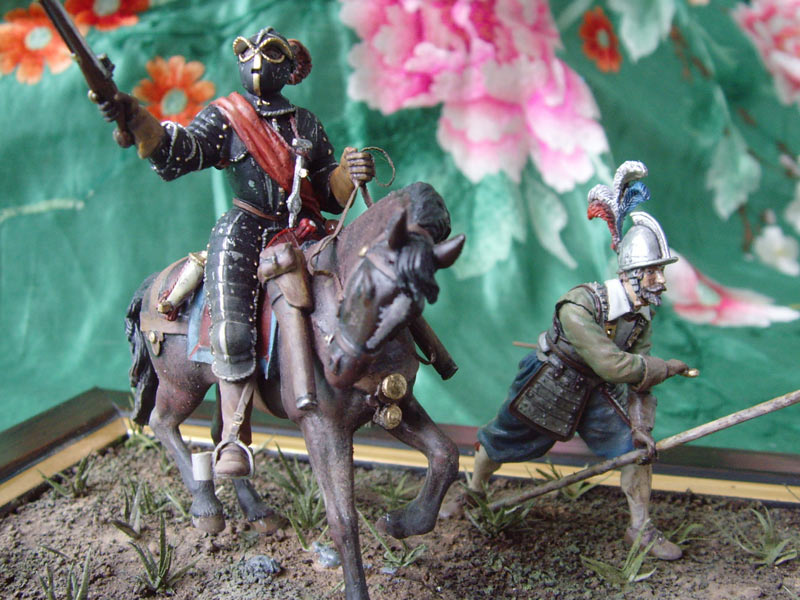 Dioramas and Vignettes: Black reiter and pikeman, photo #3