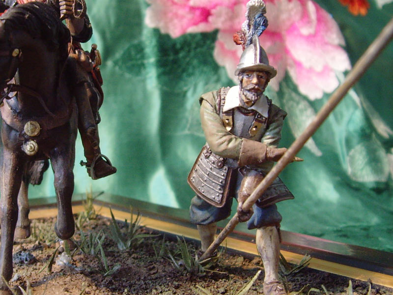 Dioramas and Vignettes: Black reiter and pikeman, photo #4