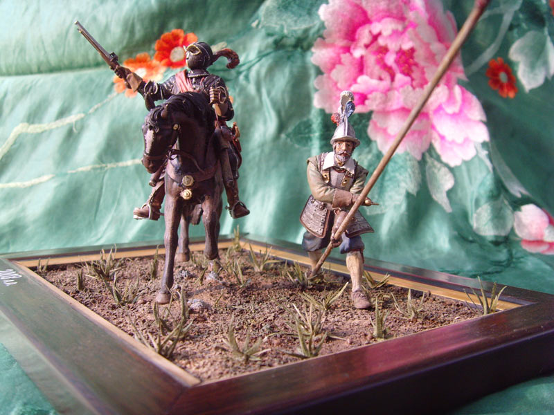 Dioramas and Vignettes: Black reiter and pikeman, photo #5