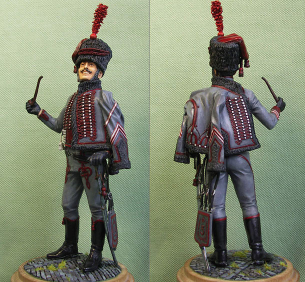 Figures: Brigadier-fourier, 3rd Hussars regt, Napoleon's army