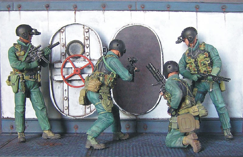 Dioramas and Vignettes: SEAL team 8, photo #1