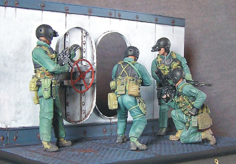 Dioramas and Vignettes: SEAL team 8, photo #2