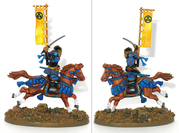 Figures: Mounted samurai