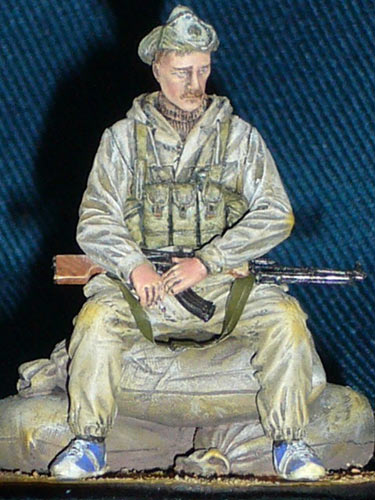 Figures: Soviet spetsnaz officer, Afghanistan, 1986-89, photo #1