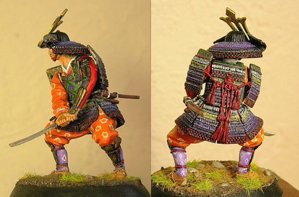 Figures: Samurai with sword