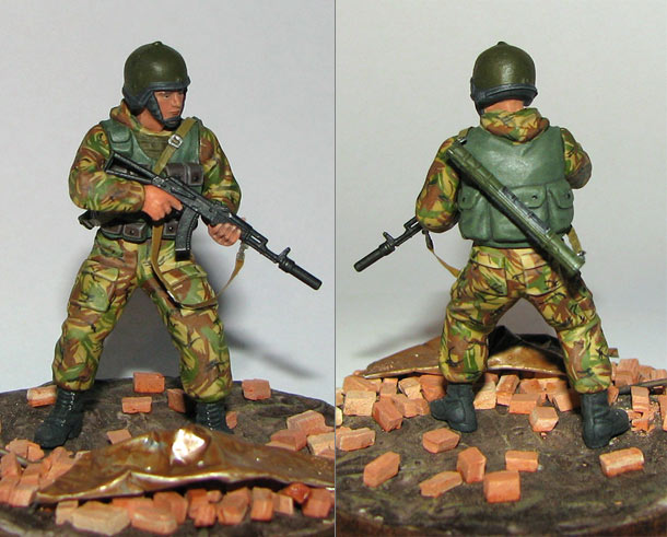 Figures: Russian spetsnaz soldier