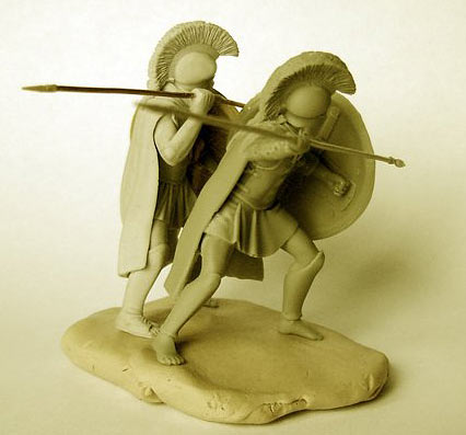 Sculpture: Spartan hoplites, photo #12