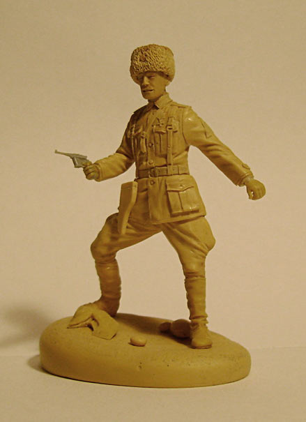 Sculpture: White army officer, Russian civil war, photo #1