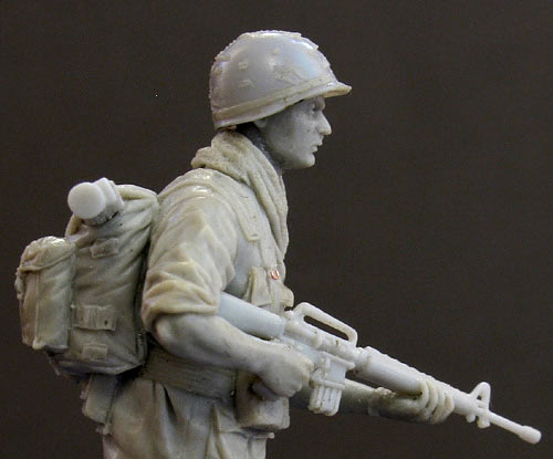 Sculpture: Private, 25 infantry div. Vietnam`68, photo #5