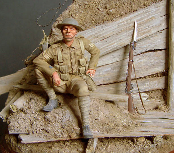 Dioramas and Vignettes: British soldier, 1916