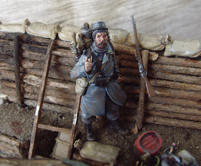 Dioramas and Vignettes: In the trenches of Great War. 1915, photo #2