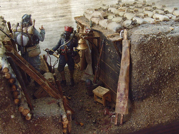 Dioramas and Vignettes: In the trenches of Great War. 1915