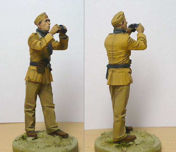 Figures: German officer, DAK