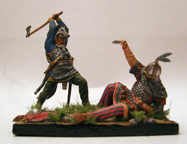 Dioramas and Vignettes: Viking and Russian warrior, photo #1