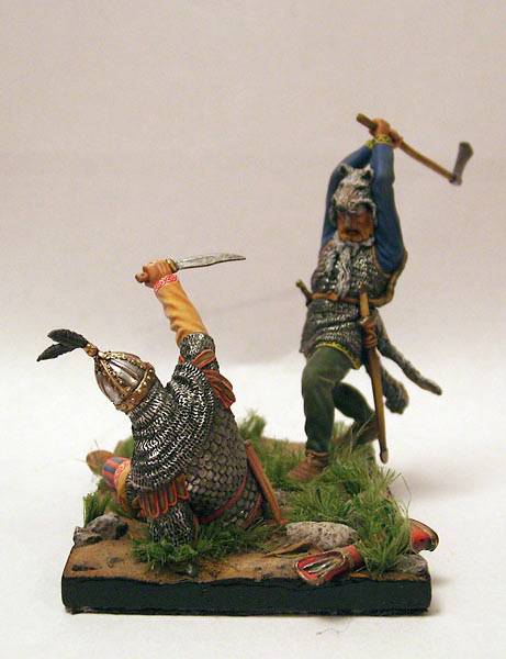 Dioramas and Vignettes: Viking and Russian warrior, photo #2