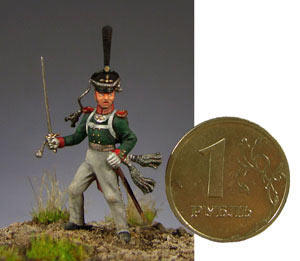Фигурки: Обер-офицер Лейб-Гренадёрского полка, Россия, 1812г., фото #3