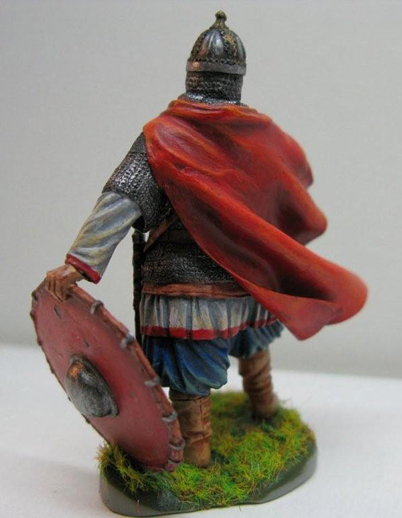 Figures: Russian warrior, X century, photo #2