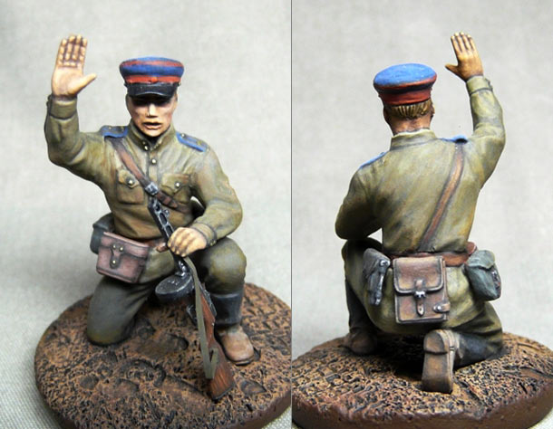 Figures: Sublieutenant, NKVD troops