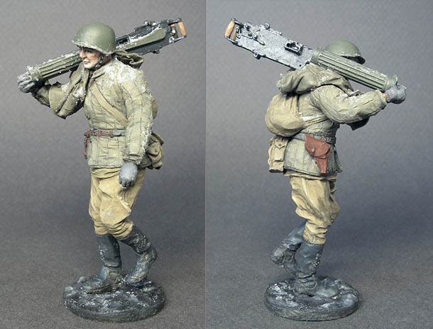 Figures: Red Army machine gunner