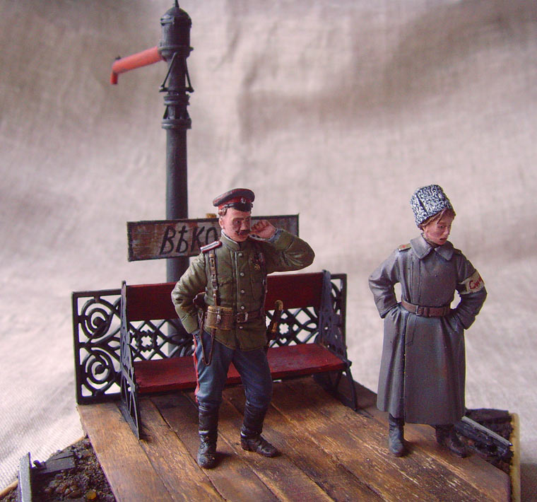 Dioramas and Vignettes: At the railroad station, photo #1