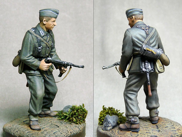 Figures: German infantryman with MP