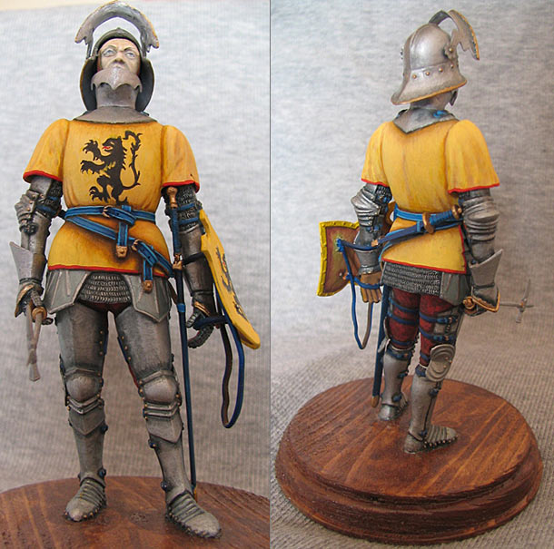 Figures: German knight, 15th century
